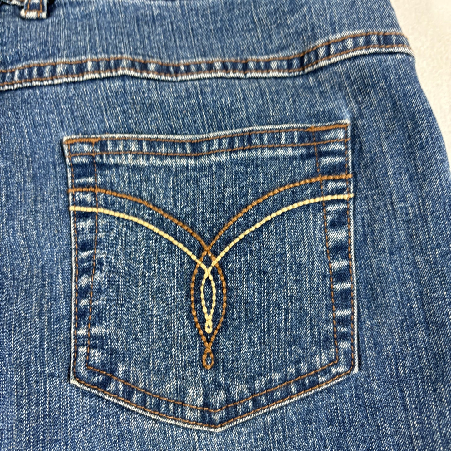 Westport Womens Jeans 10 Blue Denim Stretch High Rise Vintage Y2K Straight Leg