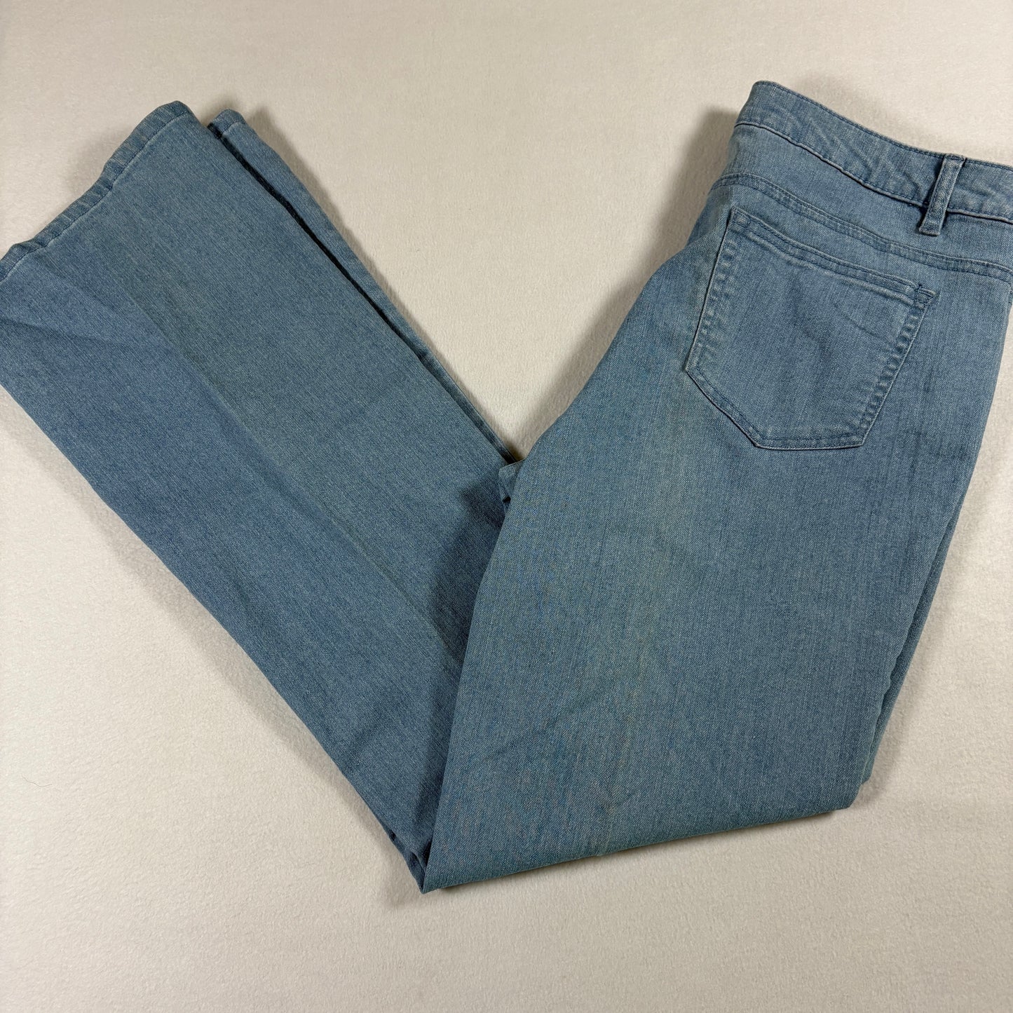 Jaclyn Smith Womens Jeans 10 Light Blue Denim Angel Fit High Rise Vintage Y2K