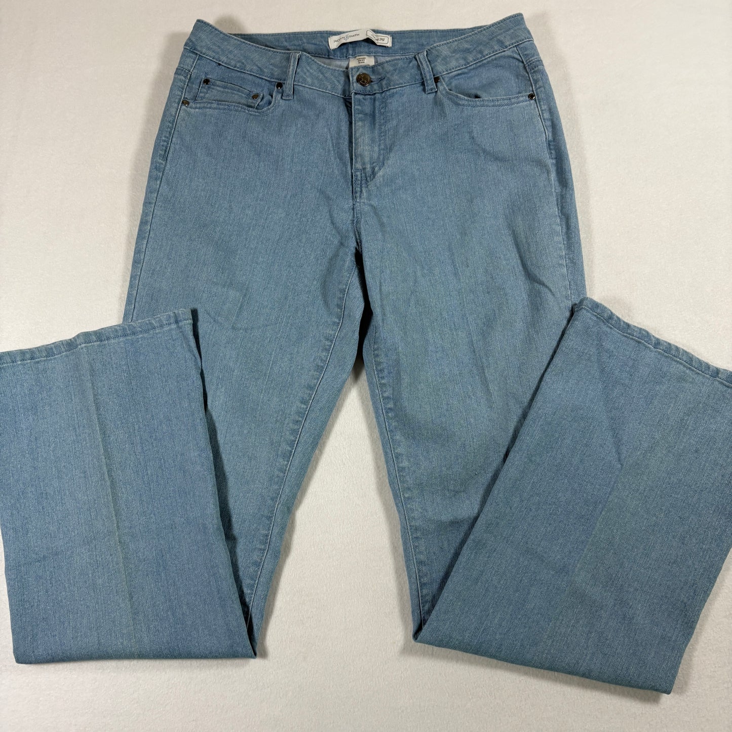 Jaclyn Smith Womens Jeans 10 Light Blue Denim Angel Fit High Rise Vintage Y2K