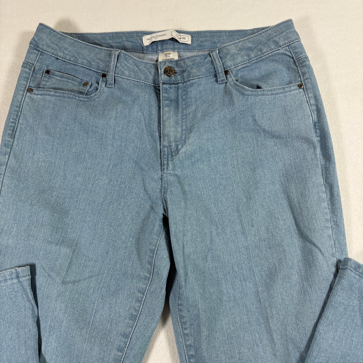 Jaclyn Smith Womens Jeans 10 Light Blue Denim Angel Fit High Rise Vintage Y2K