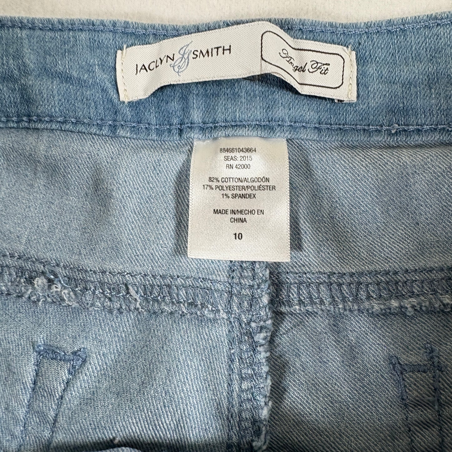 Jaclyn Smith Womens Jeans 10 Light Blue Denim Angel Fit High Rise Vintage Y2K