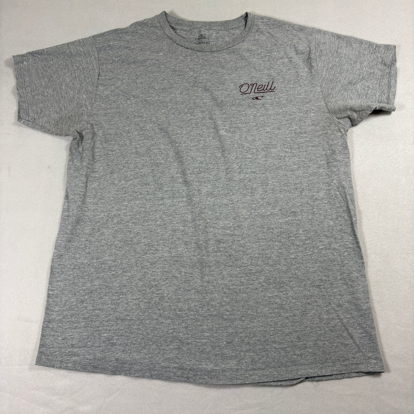 ONeill T Shirt Mens Large Gray Modern Fit Graphic Tee Surf Skate Streetwear