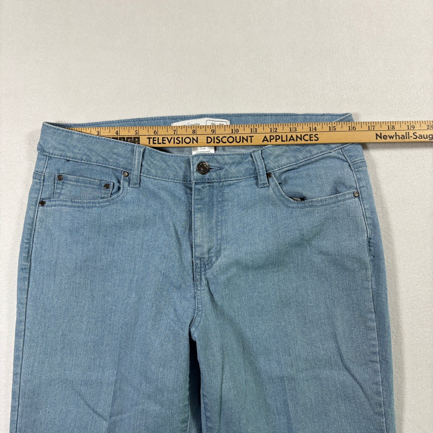 Jaclyn Smith Womens Jeans 10 Light Blue Denim Angel Fit High Rise Vintage Y2K