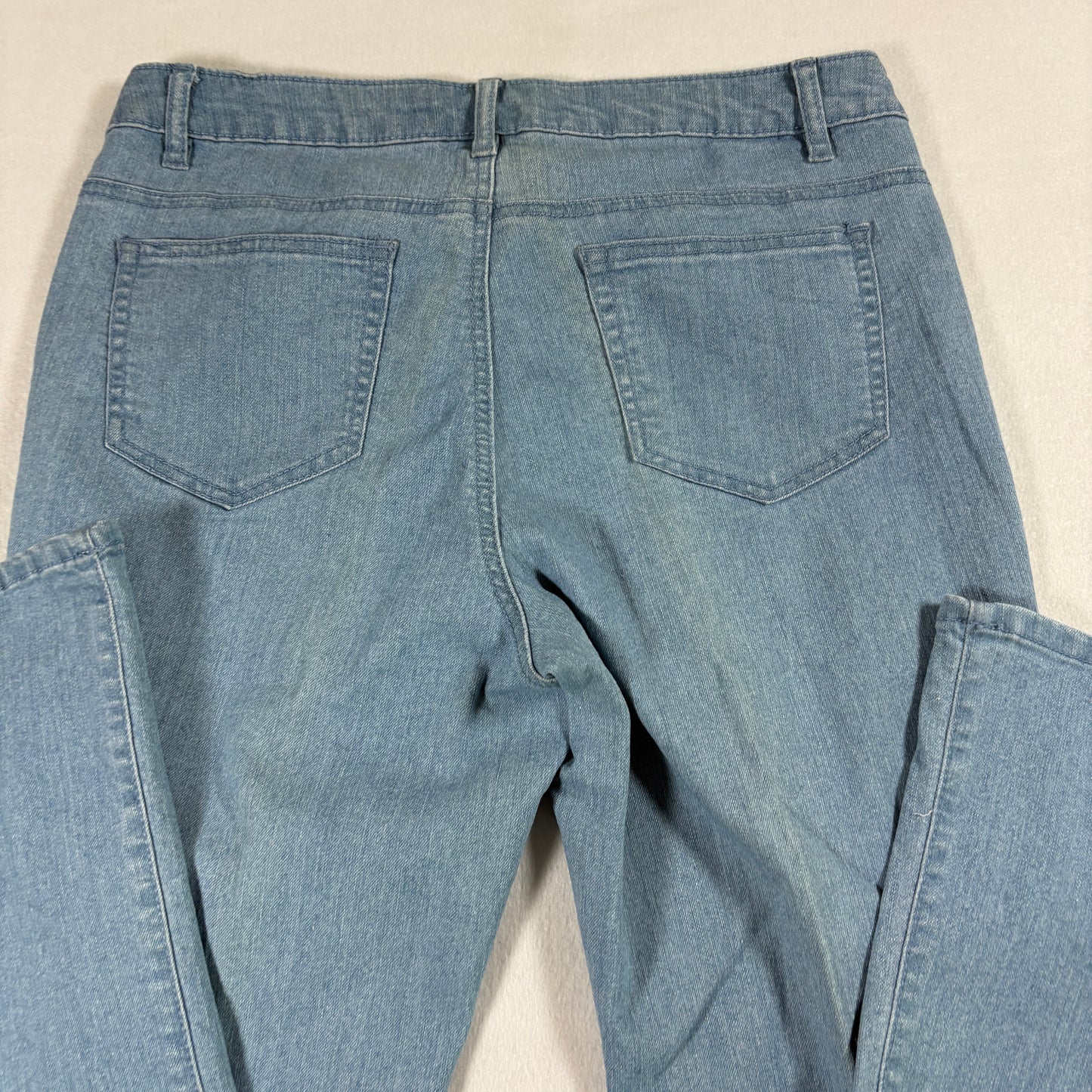 Jaclyn Smith Womens Jeans 10 Light Blue Denim Angel Fit High Rise Vintage Y2K