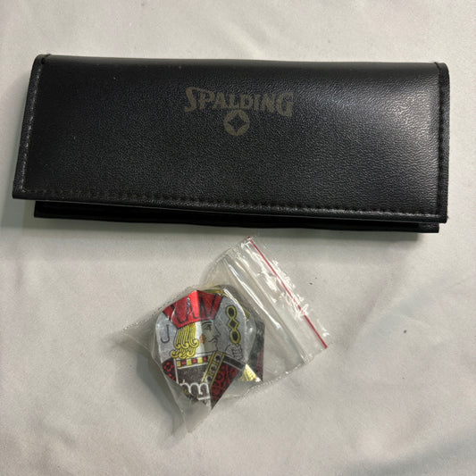 Vintage Spalding Steel Tip Dart Set with Case, Flights, and Shafts – Bar Game Classic