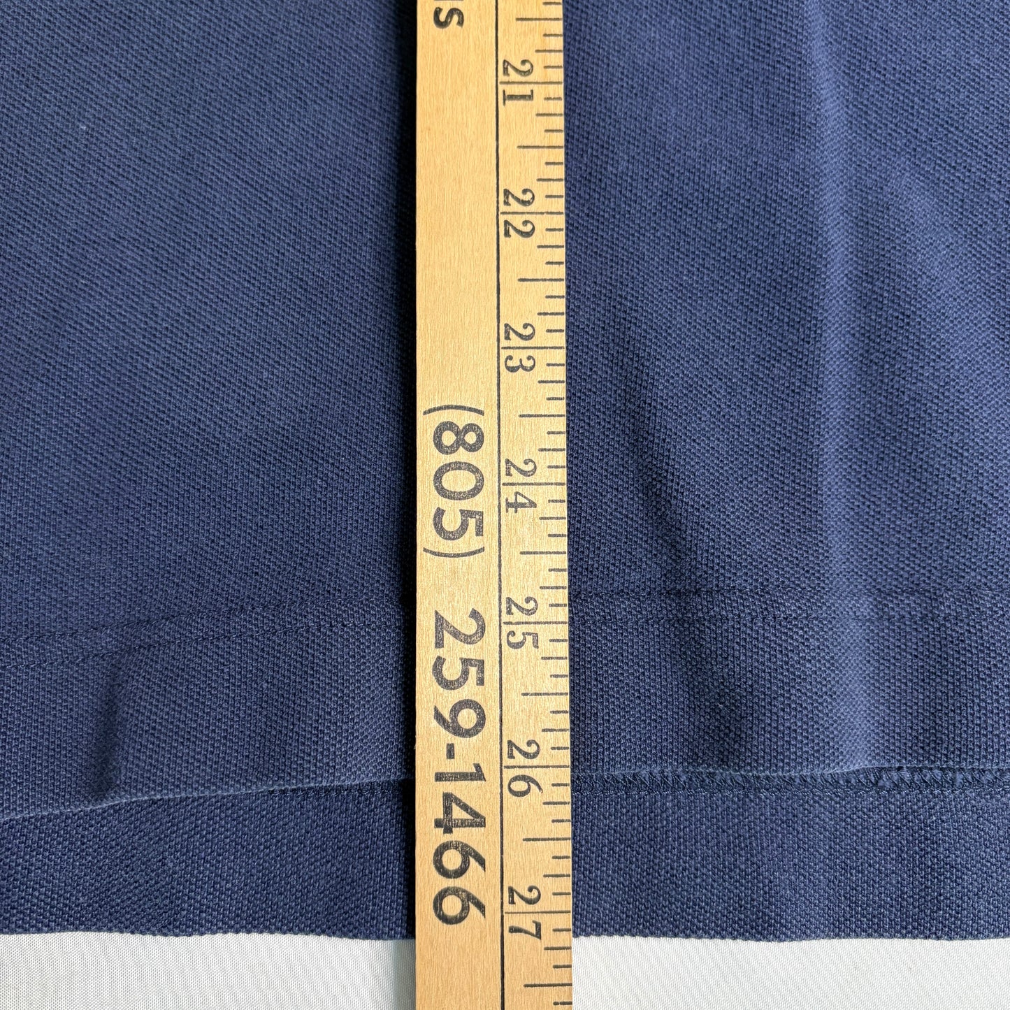 Nautica Men’s Polo Shirt Large Navy Blue Striped Sailboat Logo Short Sleeve Casual