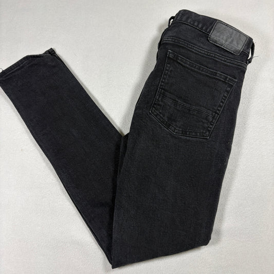 PacSun Stacked Skinny Jeans Mens 31x32 Black Distressed Denim Y2K Streetwear