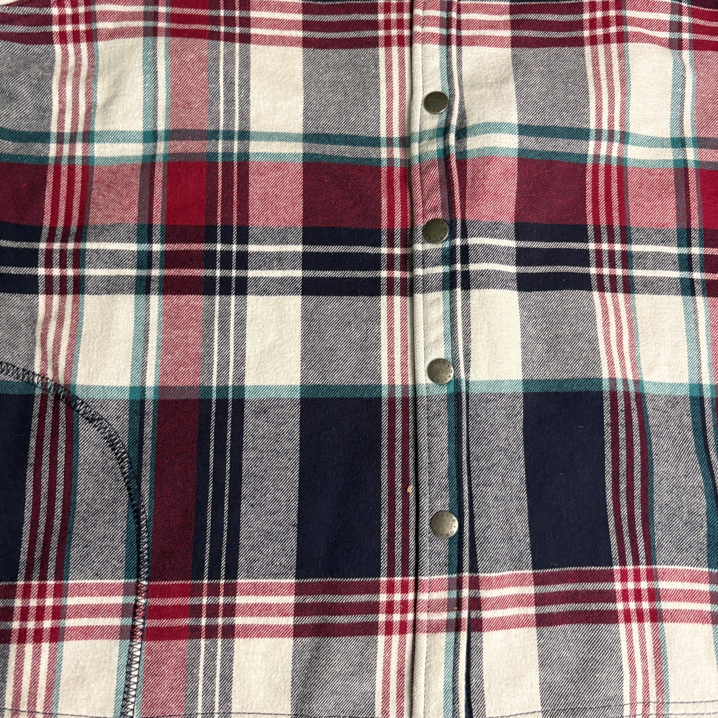 Orvis Men’s Plaid Shirt Jacket Large Flannel Lined Button Front Outdoor Classic