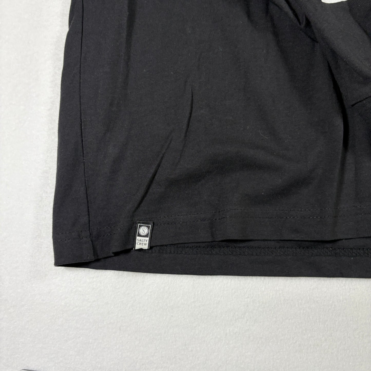 Salty Crew Mens Shirt 2XL Black Long Sleeve Graphic Logo Tee Surf Skate Streetwear