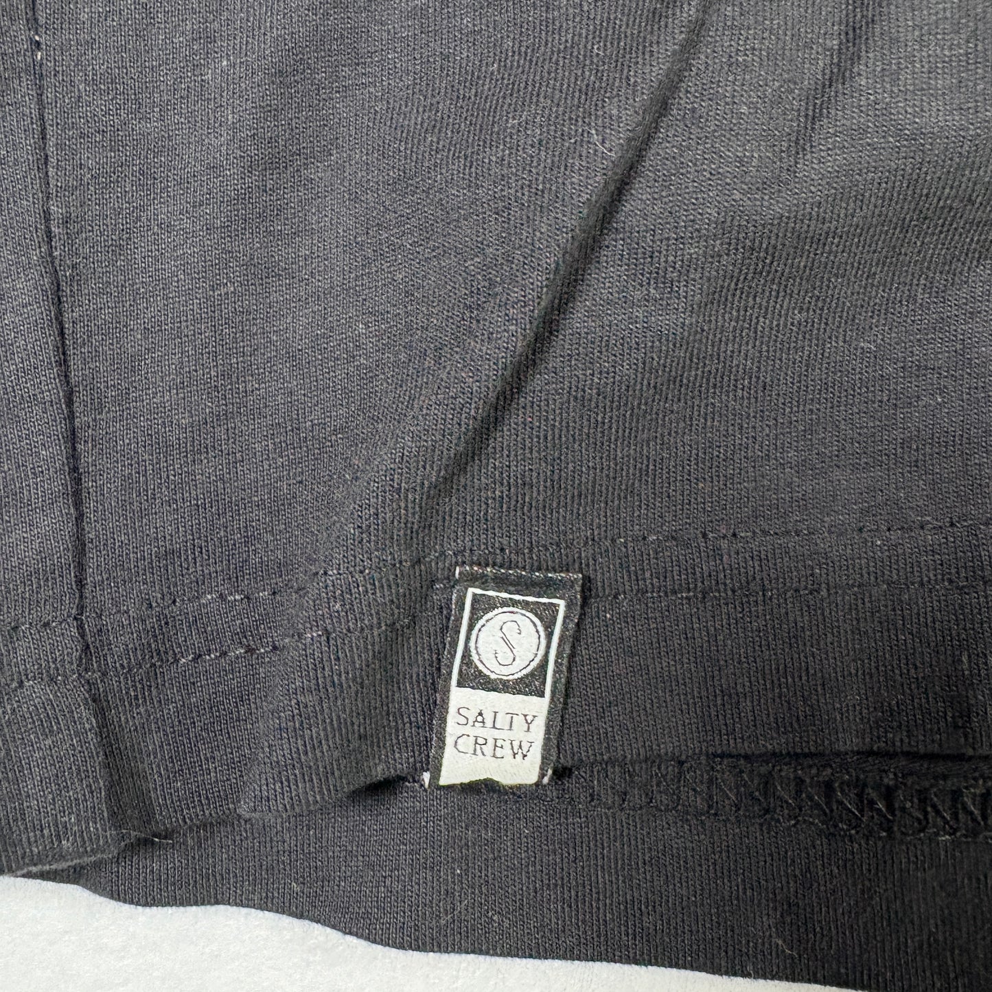 Salty Crew Mens Shirt 2XL Black Long Sleeve Graphic Logo Tee Surf Skate Streetwear