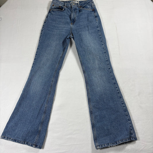 NA-KD Jeans Womens 36 Blue Wash Vintage Y2K Straight Leg Retro Denim Fit 90s EU!
