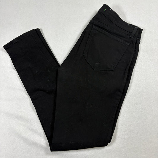 J Brand Jeans Womens 28 Black Skinny Stretch Denim Mid Rise Classic Minimalist