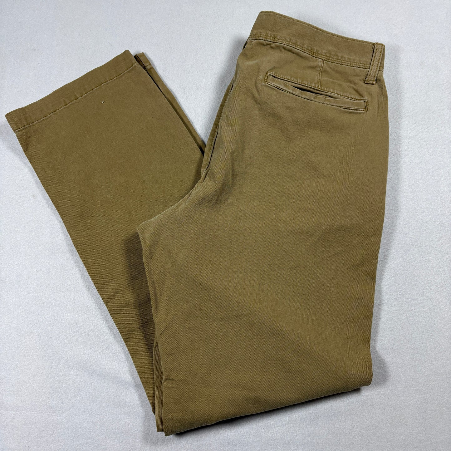 Urban Pipeline MaxFlex Pants Mens 36x32 Khaki Slim Straight Stretch Chino