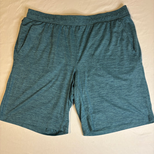 All In Motion Athletic Shorts Mens Large Blue Training Gym Running Stretch Drawstring