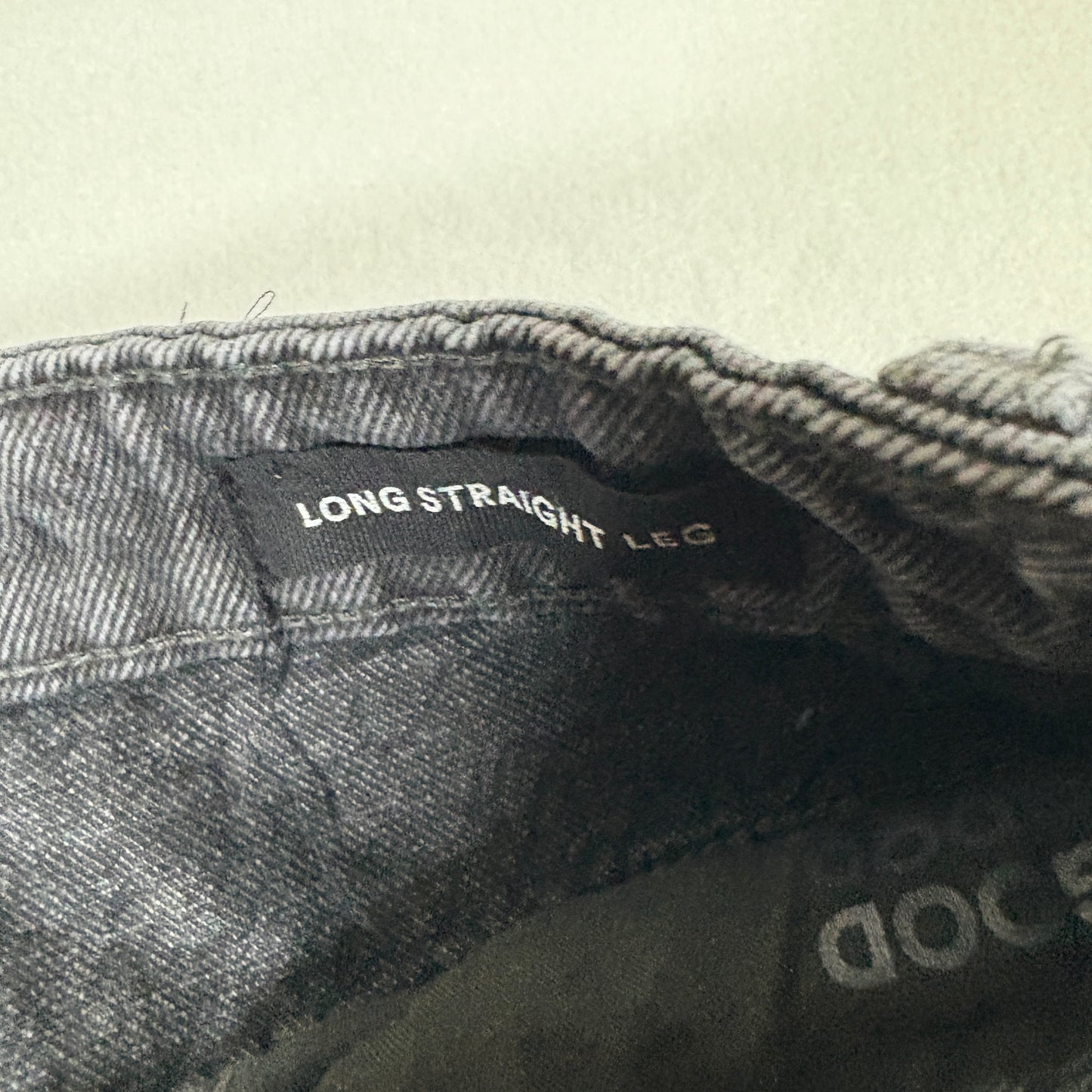 Cotton On Womens Black Distressed Jeans 8 US Long Straight Y2K 90s Grunge