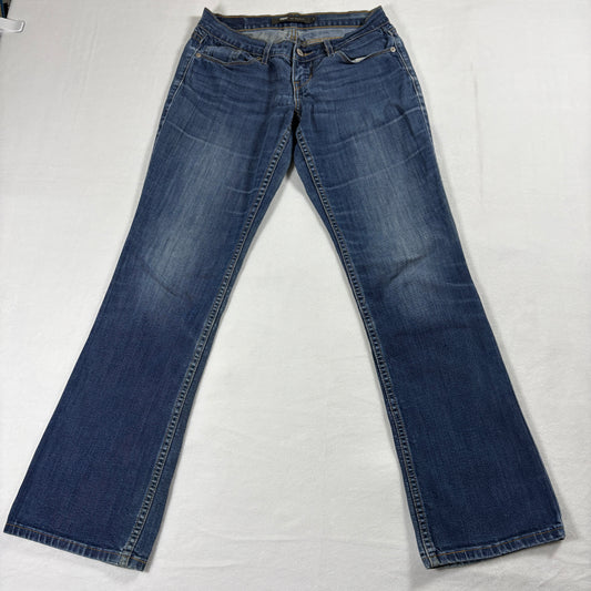Levis 524 Bootcut Jeans Womens W25 L32 Dark Wash Denim Y2K Vintage Retro Fit 90s