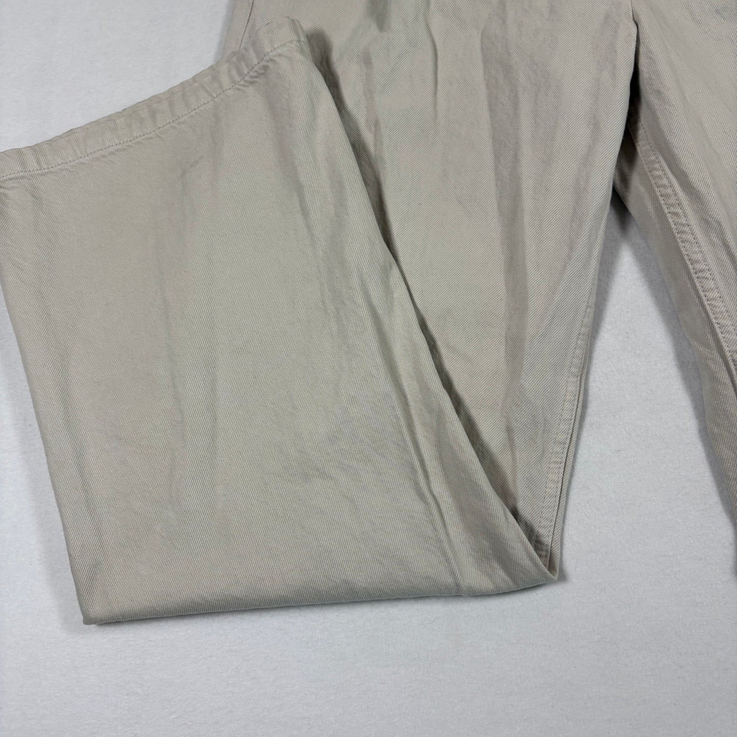 Abercrombie womens pants 6R 28 beige pleated chino straight khaki vintage Y2K