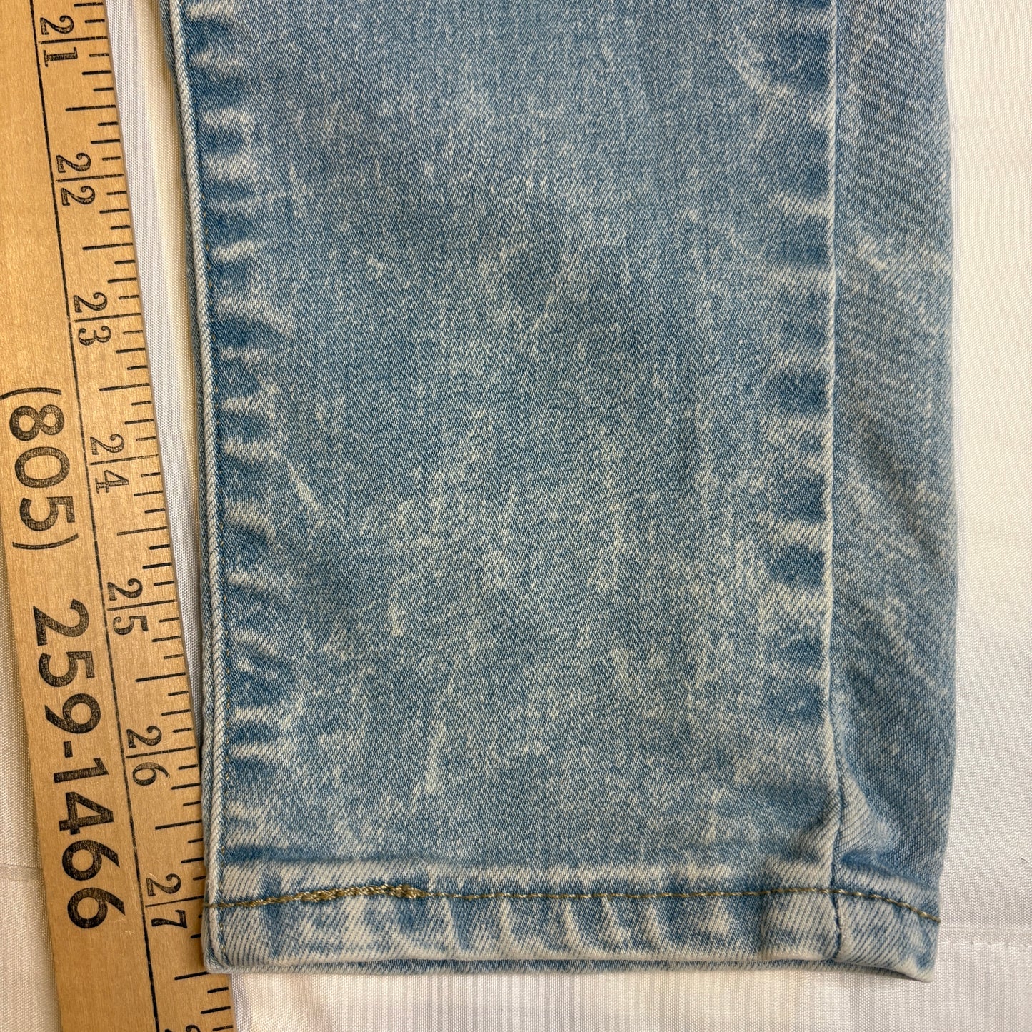 Levi’s 710 Super Skinny Jeans Womens 29 Light Wash Stretch Denim Mid Rise Faded