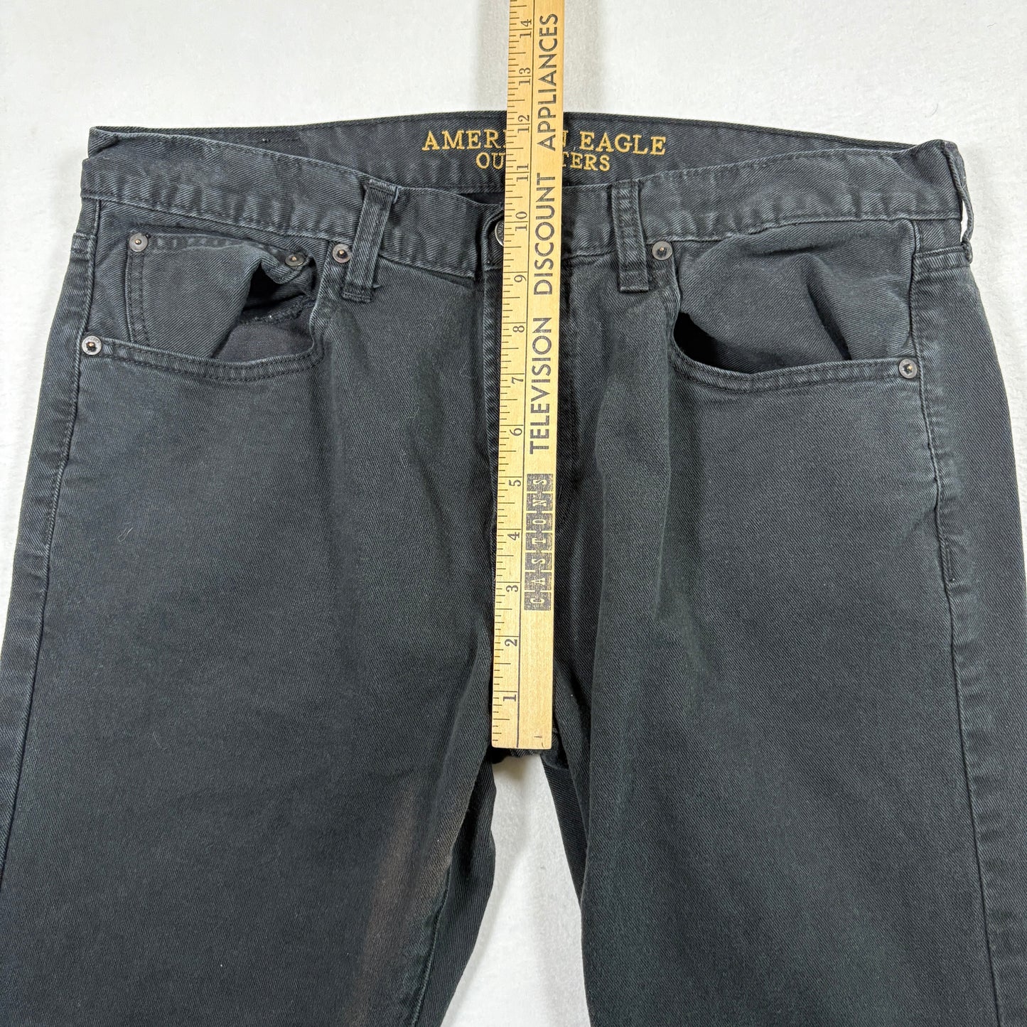 American Eagle mens jeans black Core Flex slim fit stretch denim Y2K grunge 90s