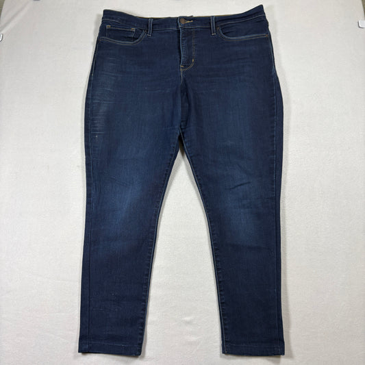 Levis 311 Shaping Skinny Jeans Womens W32 L30 Dark Wash Stretch Denim Mid Rise