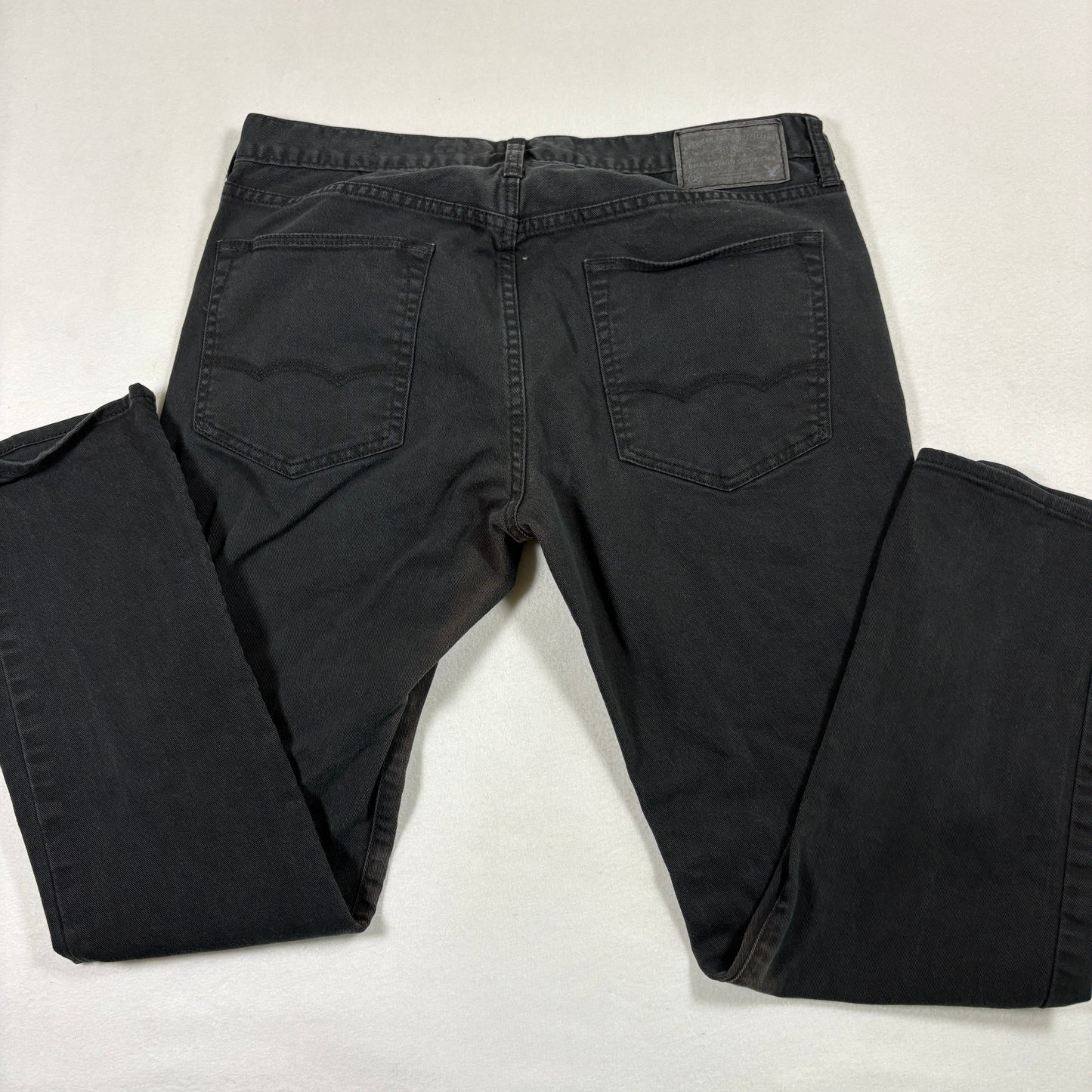 American Eagle mens jeans black Core Flex slim fit stretch denim Y2K grunge 90s