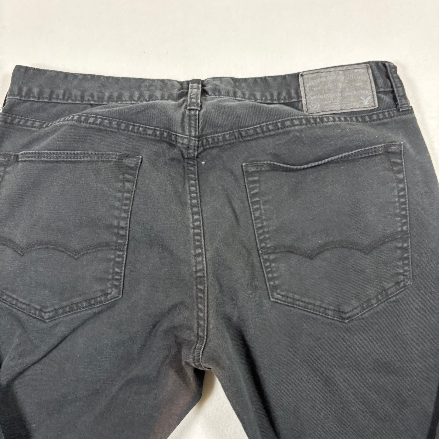 American Eagle mens jeans black Core Flex slim fit stretch denim Y2K grunge 90s