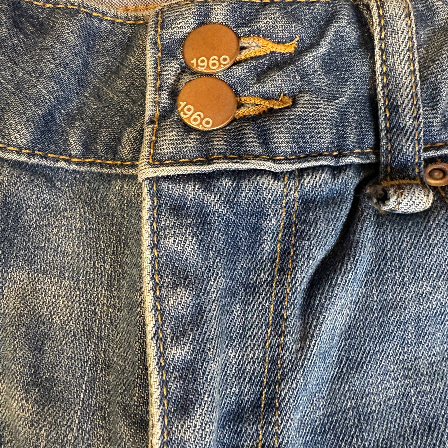 Gap 1969 Women’s Jeans 29/8R Perfect Boot Cut Blue Denim Stretch Mid Rise