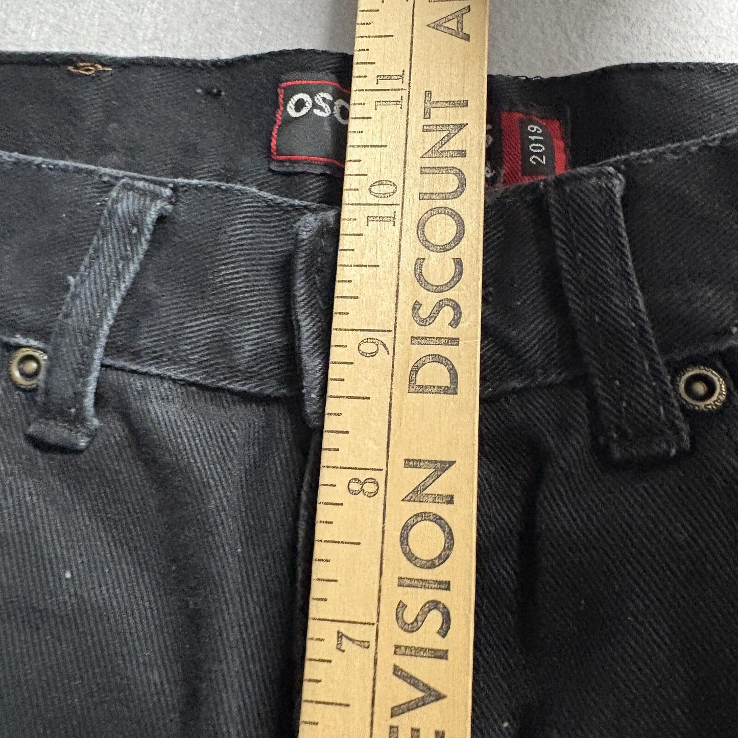 Oscar Jeans Selected 2019 Womens Black Straight Leg Denim Jeans Size 30x30