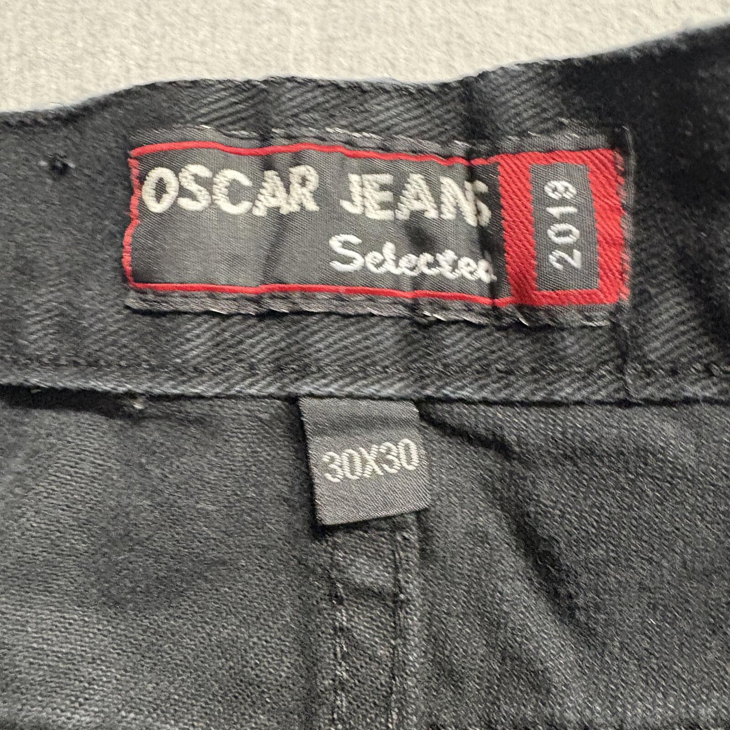 Oscar Jeans Selected 2019 Womens Black Straight Leg Denim Jeans Size 30x30