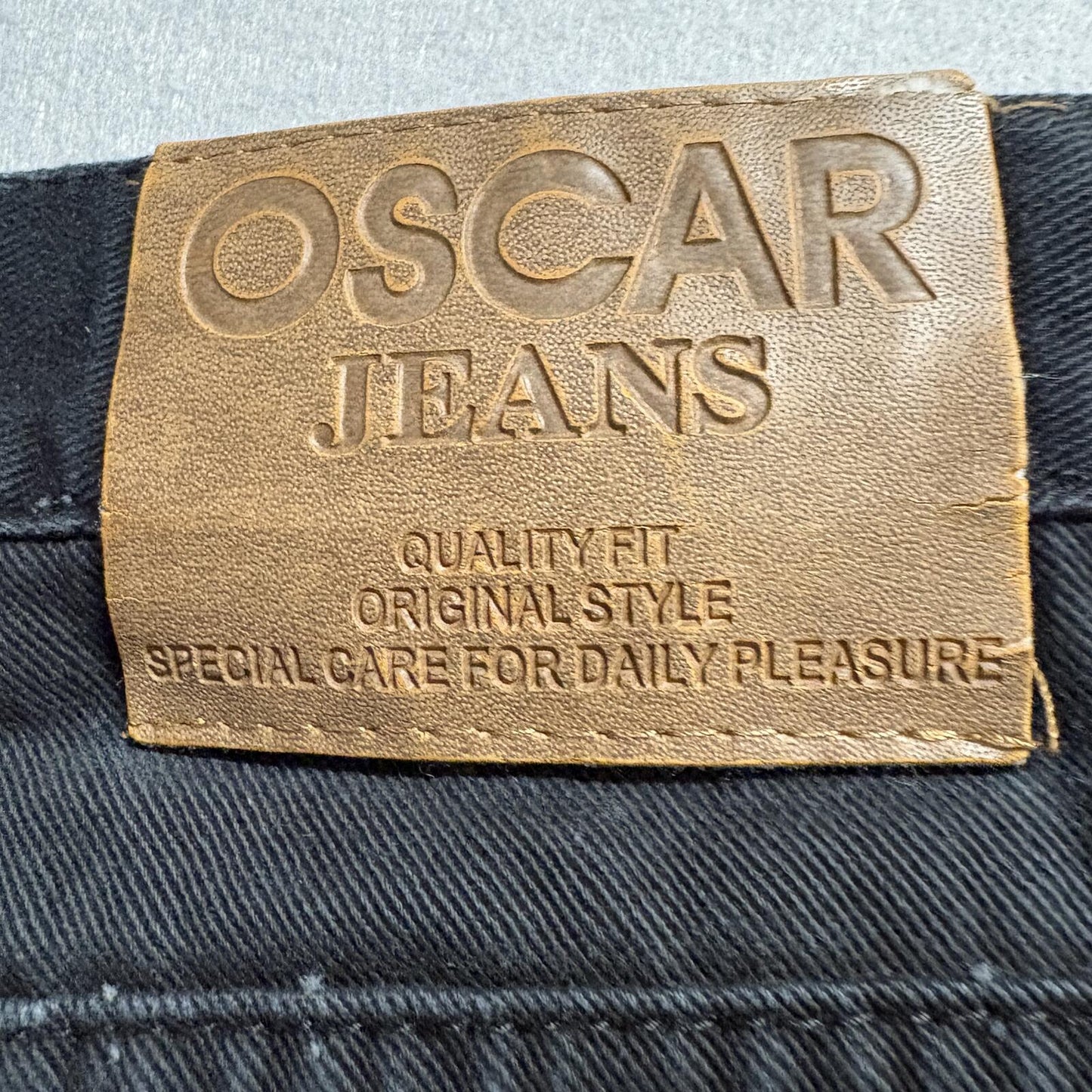 Oscar Jeans Selected 2019 Womens Black Straight Leg Denim Jeans Size 30x30