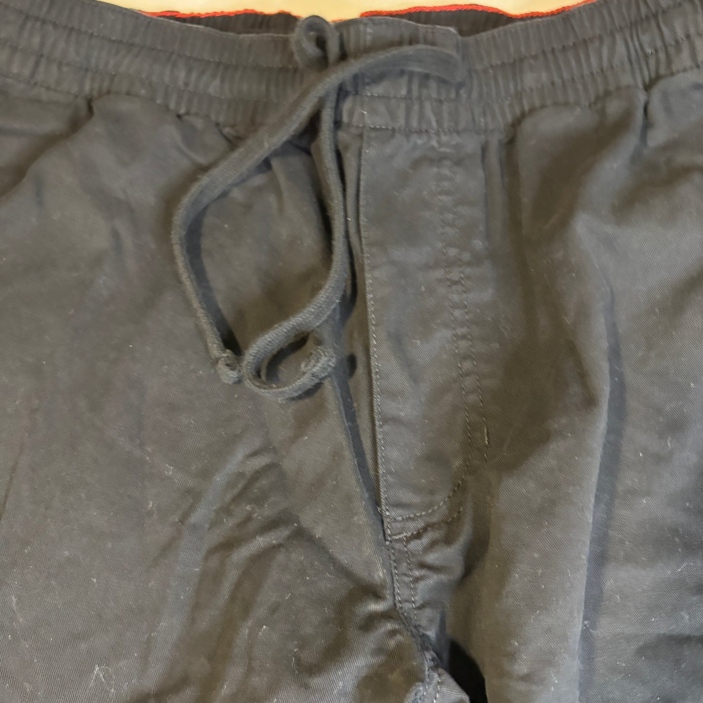 Vans Men’s Black Jogger Pants Size M Elastic Waist Drawstring Skate Casual