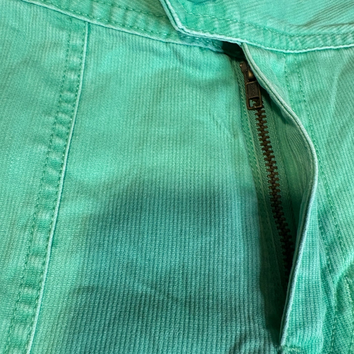 Mossimo Supply Co Women’s Green Bootcut Pants Size 13 Cotton Casual Mid Rise