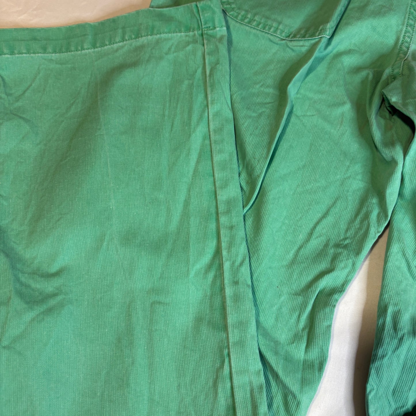 Mossimo Supply Co Women’s Green Bootcut Pants Size 13 Cotton Casual Mid Rise