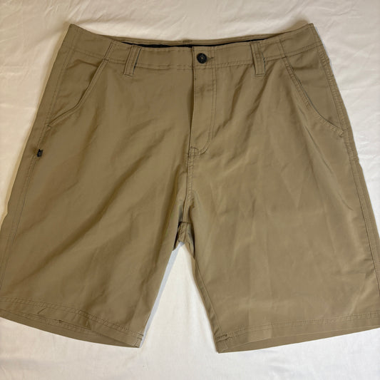 Denali Men’s Khaki Hiking Shorts Size 36 Outdoor Cargo Style Lightweight Travel