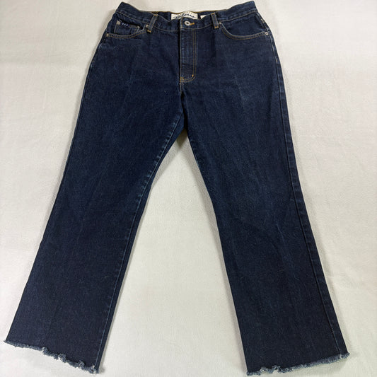 Express Blues Vintage Jeans Women 13/14R Fits Like 32x27 Dark Wash Wide Leg