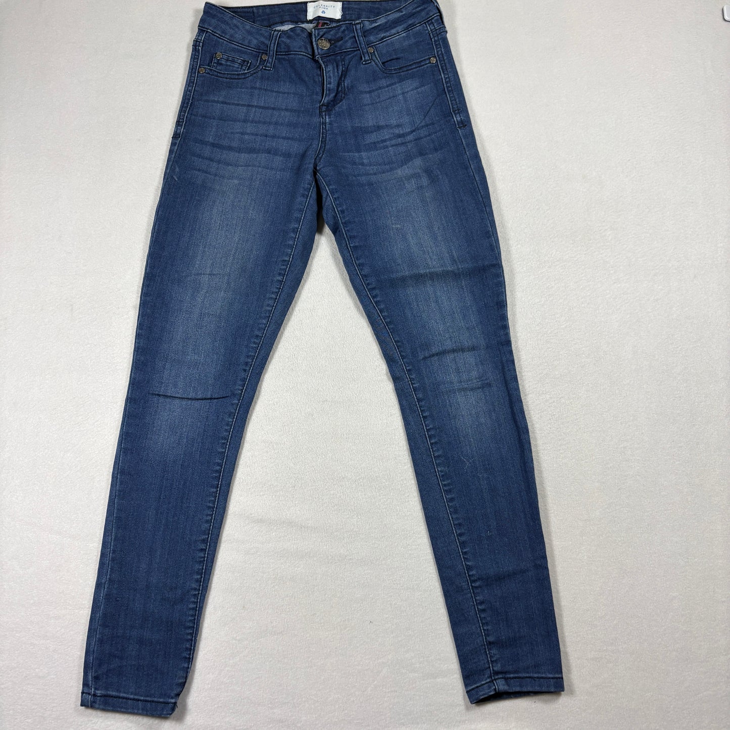 Celebrity Pink Jeans Womens 1/25 Blue Mid Rise Ankle Skinny Stretch Denim Pants