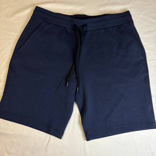 32 Degrees Cool Men’s Navy Blue Athletic Shorts Size L Drawstring Lounge Gym