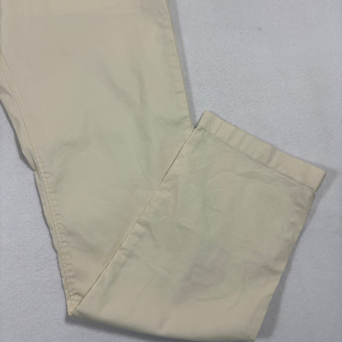Quiet Golf Mens Pants 36x30 Beige Chino Casual Trousers Straight Fit Preppy