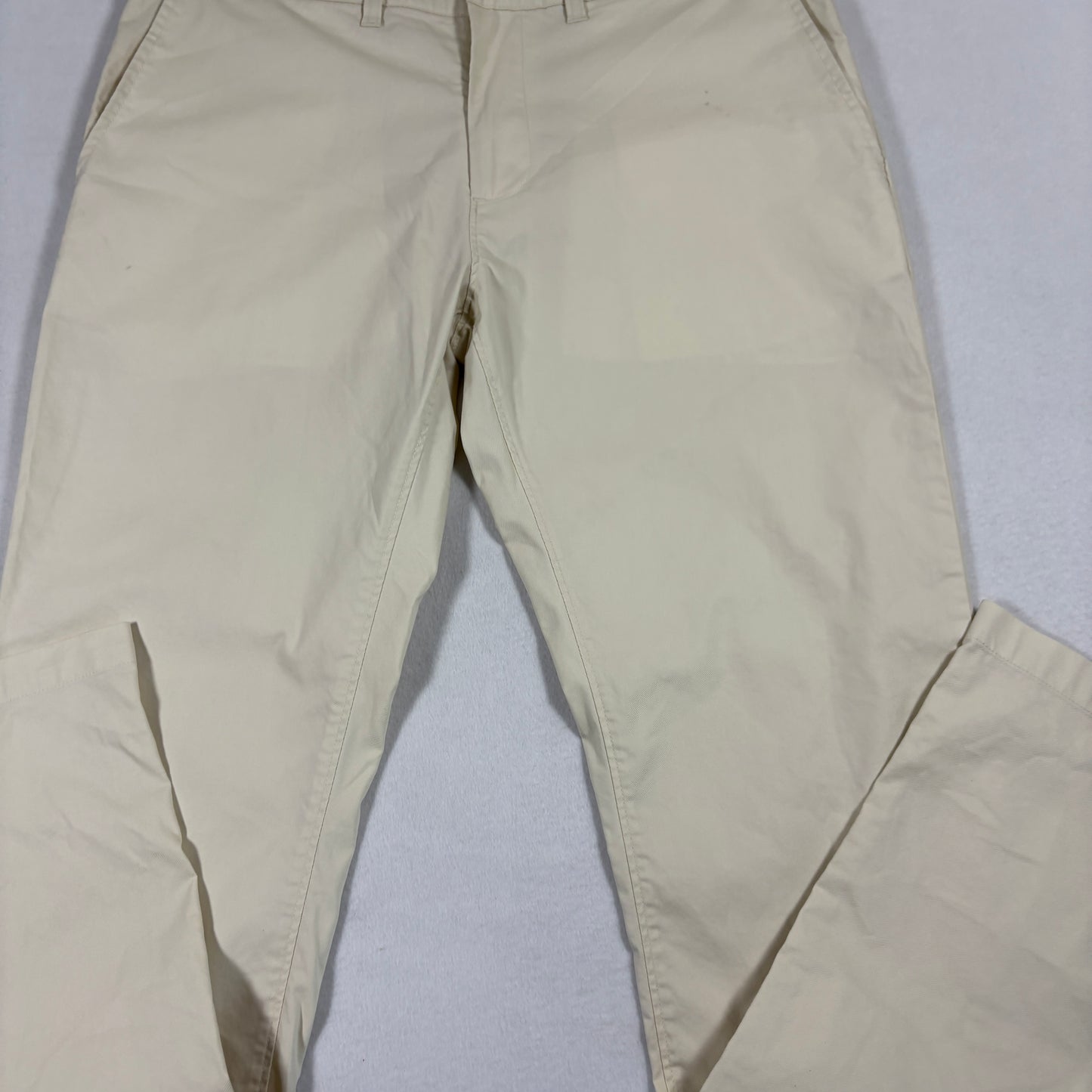 Quiet Golf Mens Pants 36x30 Beige Chino Casual Trousers Straight Fit Preppy
