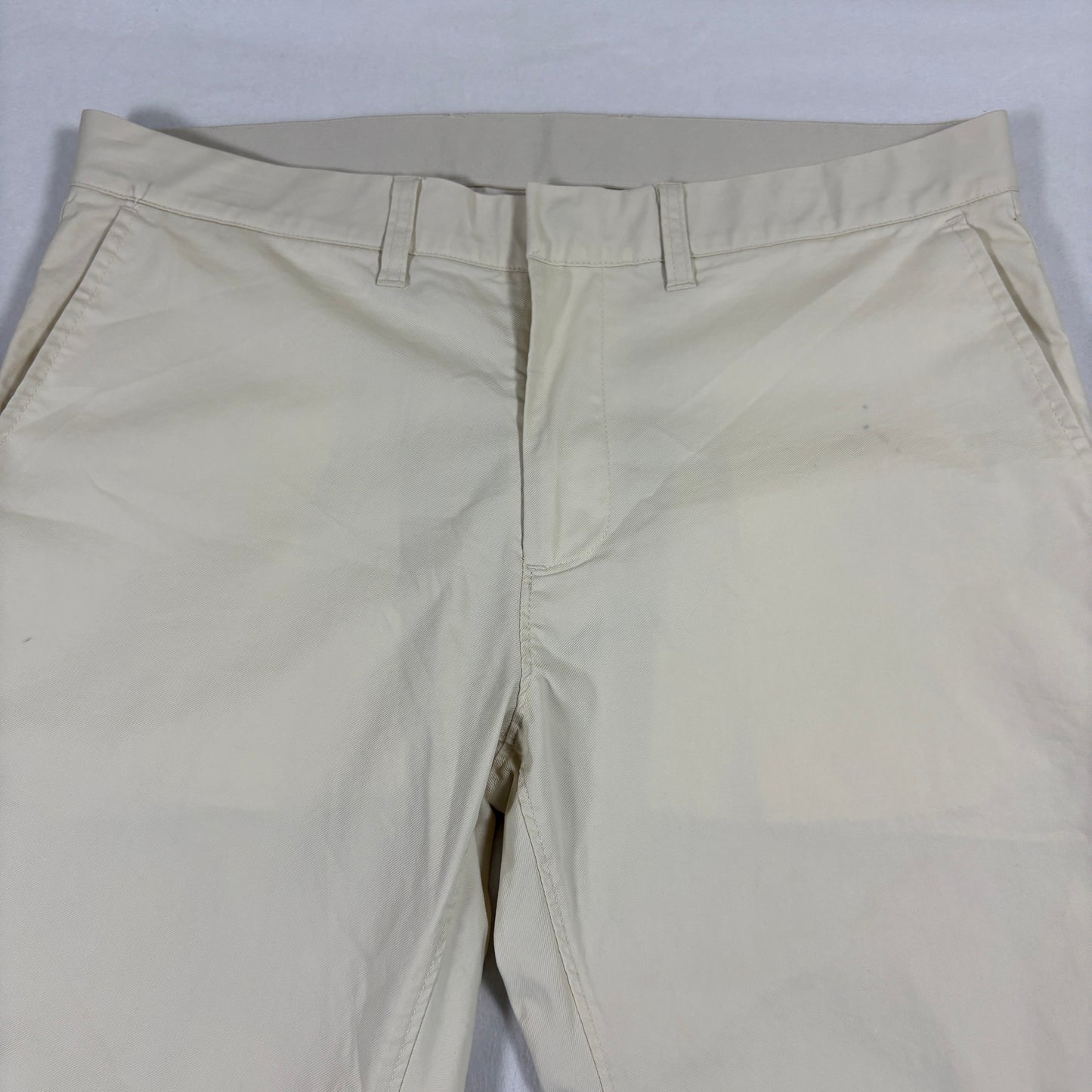 Quiet Golf Mens Pants 36x30 Beige Chino Casual Trousers Straight Fit Preppy