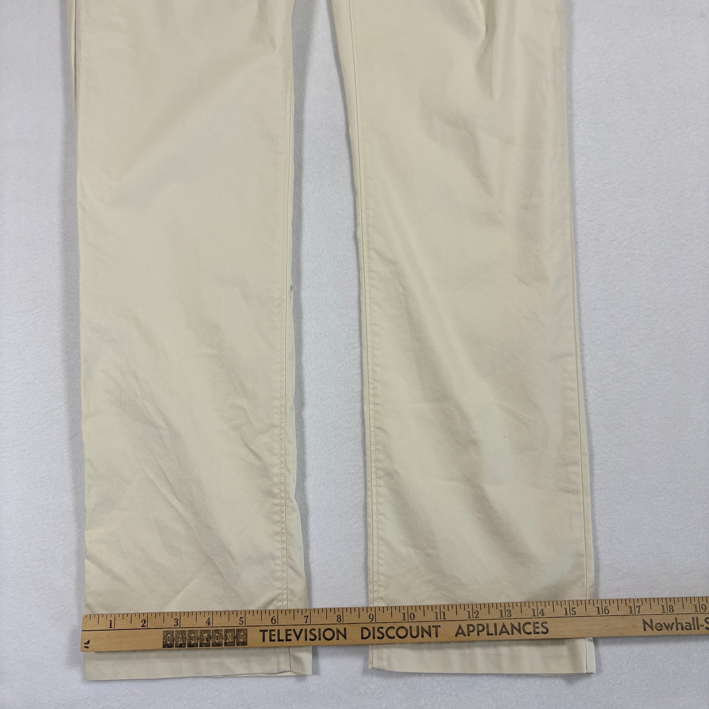 Quiet Golf Mens Pants 36x30 Beige Chino Casual Trousers Straight Fit Preppy