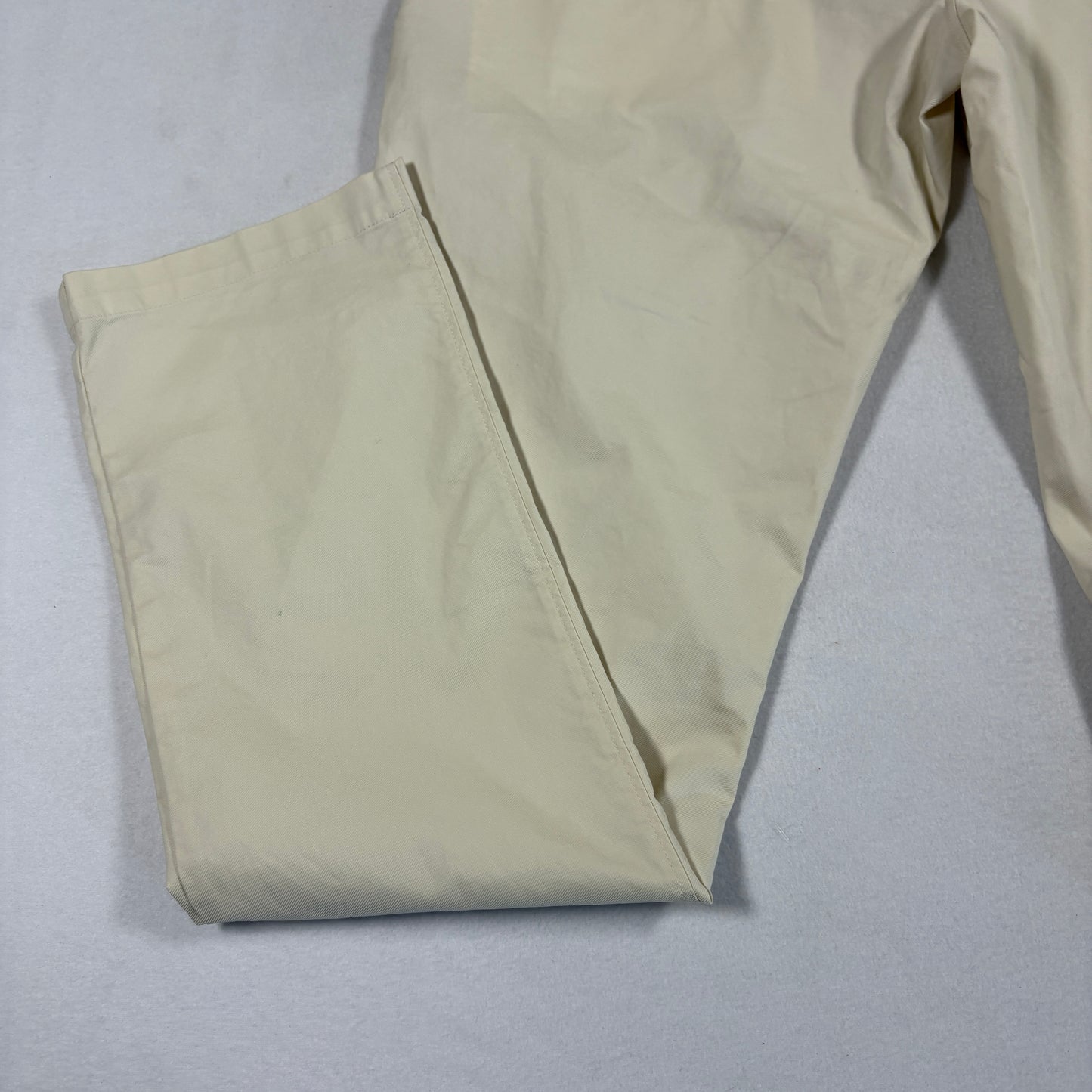 Quiet Golf Mens Pants 36x30 Beige Chino Casual Trousers Straight Fit Preppy