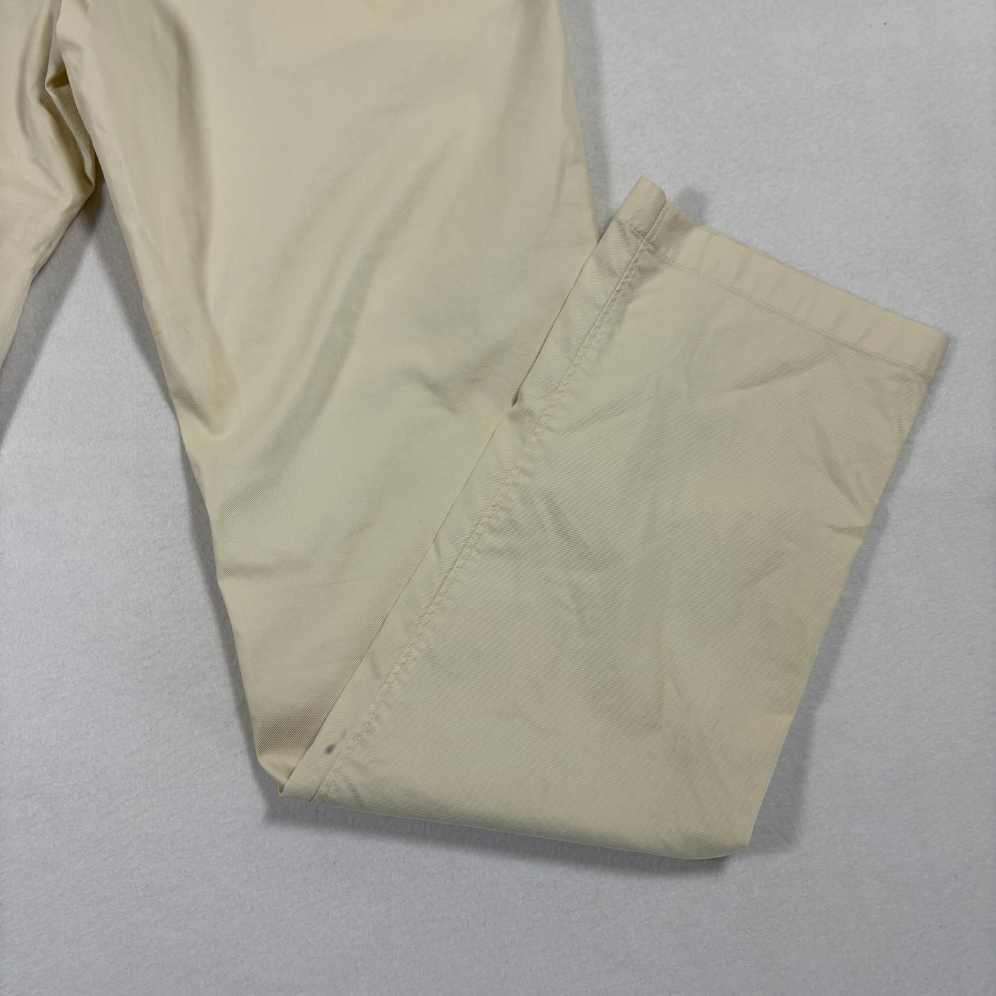 Quiet Golf Mens Pants 36x30 Beige Chino Casual Trousers Straight Fit Preppy