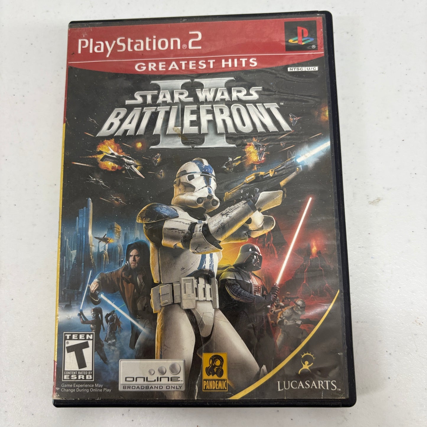 Star Wars Battlefront II PS2 PlayStation 2 Greatest Hits Complete Test CIB Game