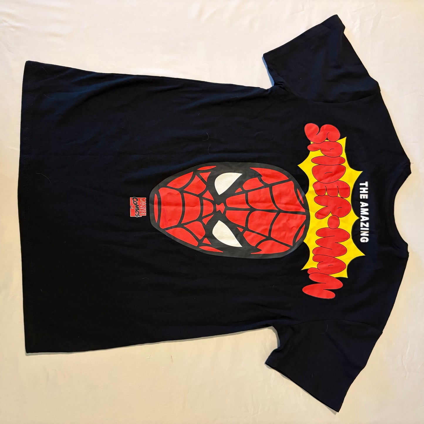 Spider-Man T-Shirt Mens M Marvel Comics Peter Parker Amazing Superhero Tee Black