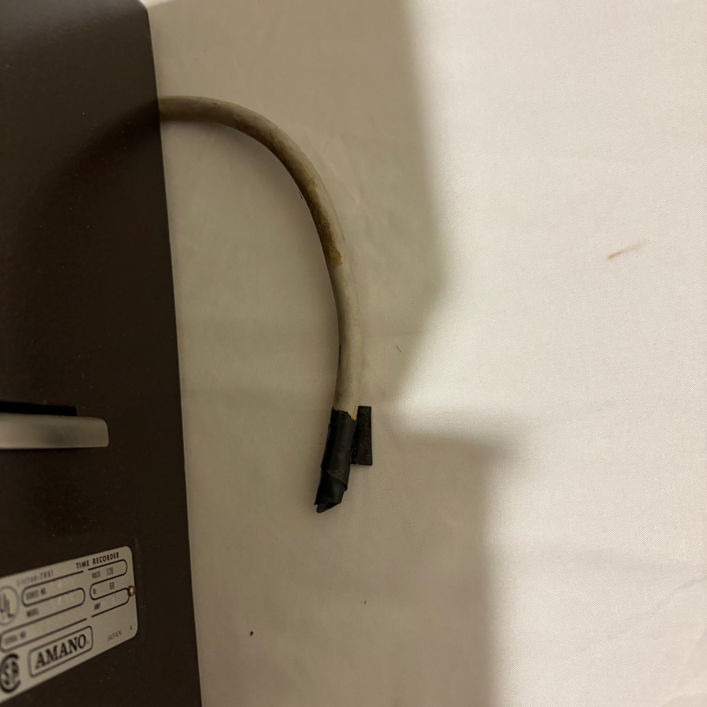 Vintage 1950s Amano Time Clock – From Bowling Alley in Bishop, CA – Untested