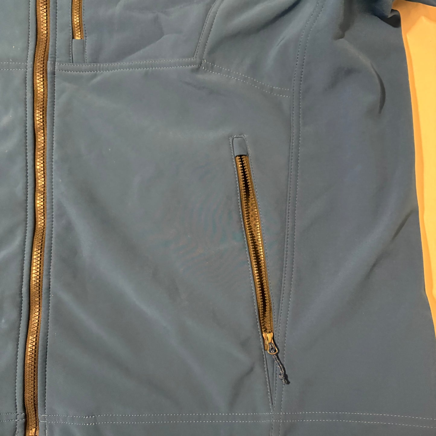 Eddie Bauer Softshell Jacket Men’s 2XL Blue Full Zip Wind Resistant Outdoor