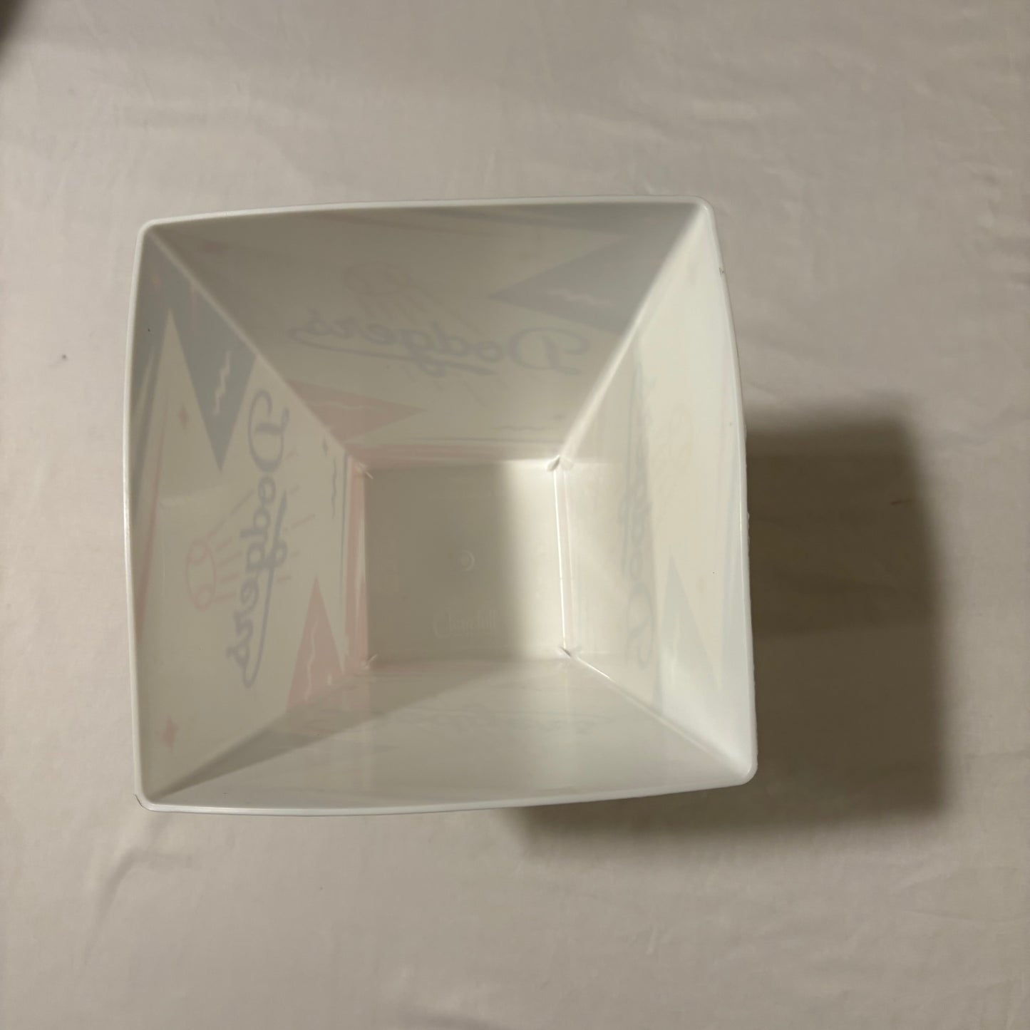 Los Angeles Dodgers Popcorn Bucket Stadium Souvenir Plastic MLB Snack Box