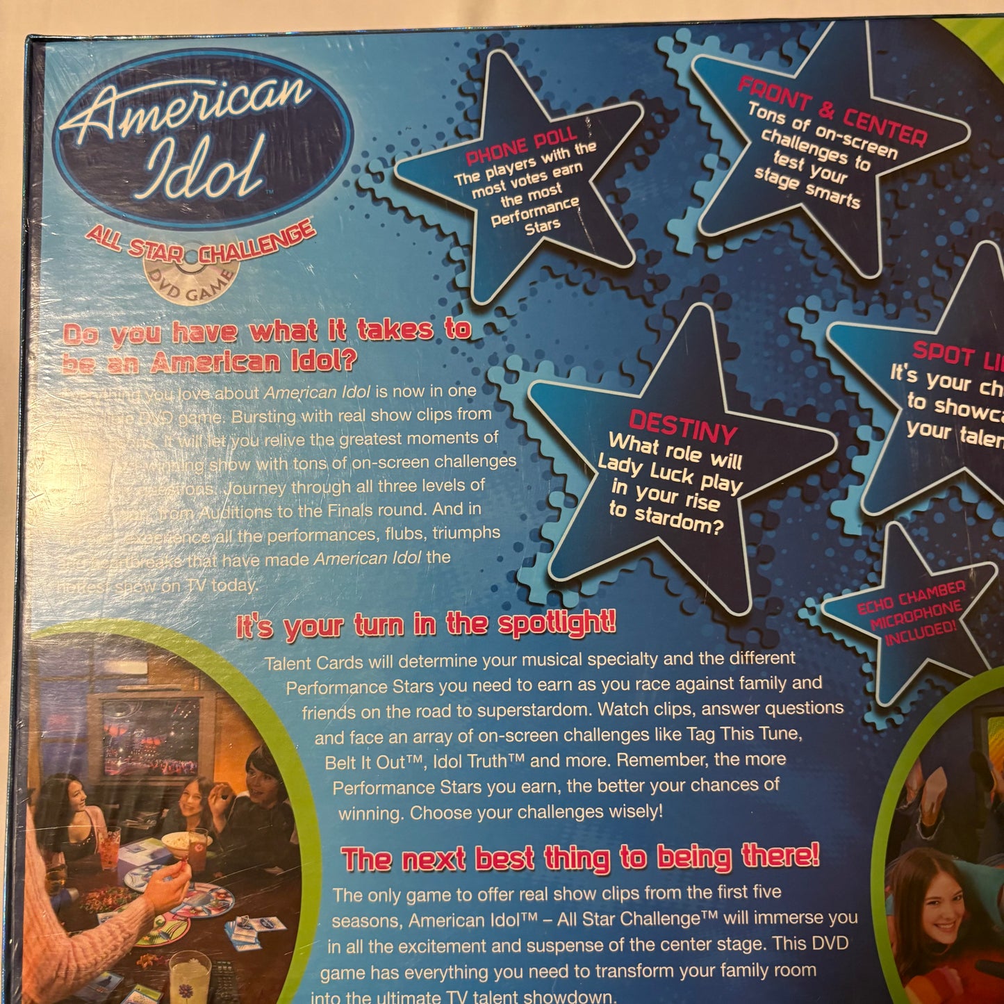 American Idol All Star Challenge DVD Game Ryan Seacrest Screenlife 2004 Complete