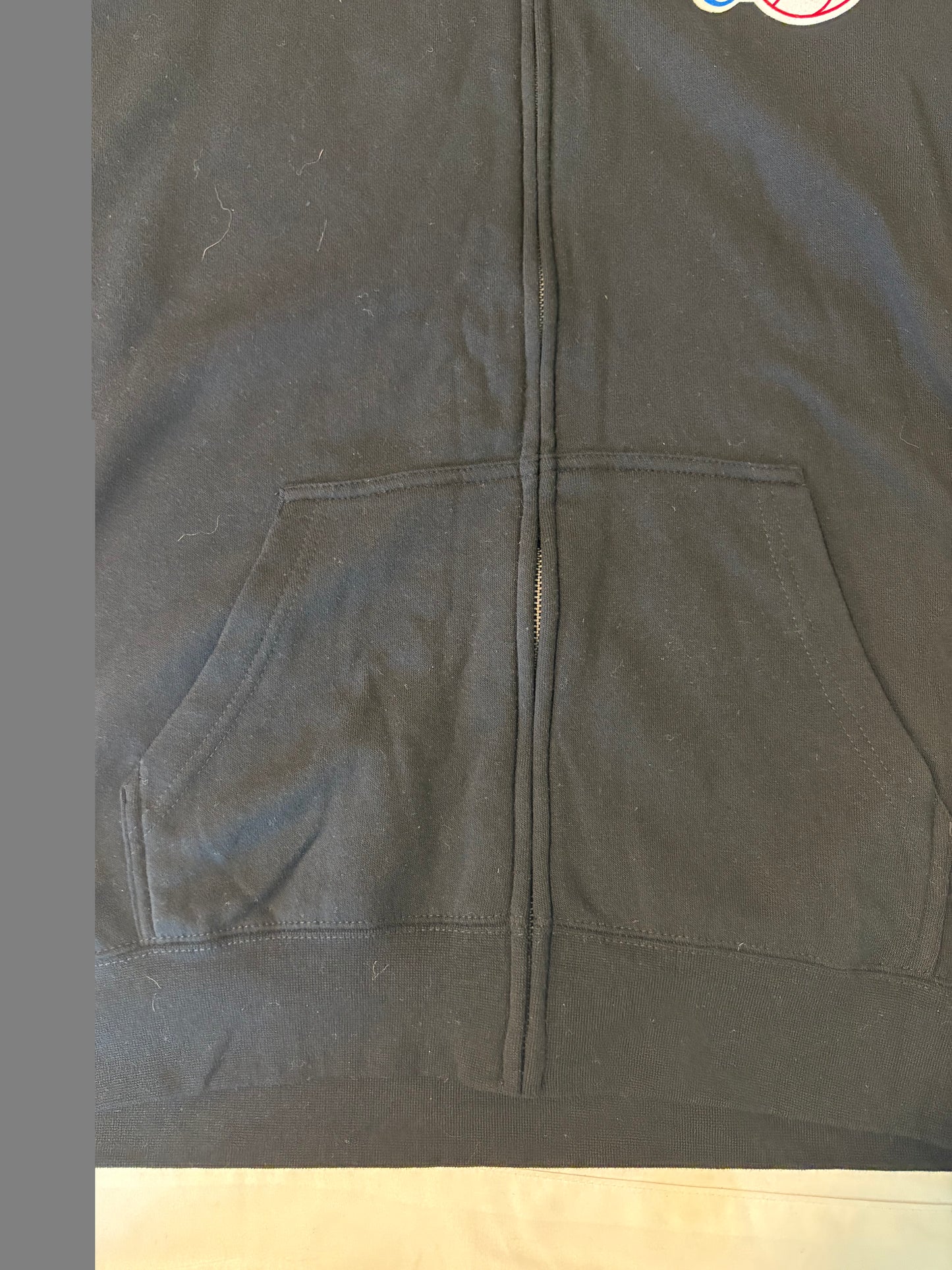 Vintage LA Clippers Lob City Hoodie Large Black Zip Up Sweatshirt NBA Gear